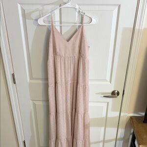 Express Blush Pink Maxi Dress